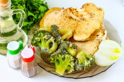 название картинки Брокколи с грибами