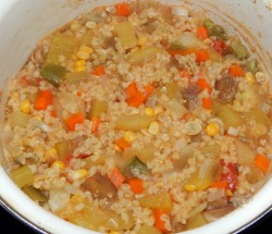 Булгур с овощами на плите - шаг 8 Булгур с овощами на плите - шаг 8