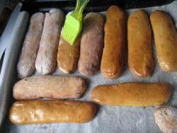 Булочки дрожжевые для хот догов на сливочном масле - шаг 12 Булочки дрожжевые для хот догов на сливочном масле - шаг 12