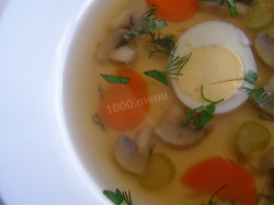 Бульон грибной