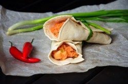 Буррито с курицей и рисом