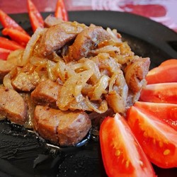 Жареные бычьи яйца