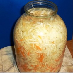 название картинки Быстрая заливная капуста на зиму