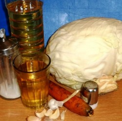 название картинки Быстрая заливная капуста на зиму