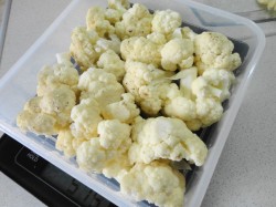 Быстромаринованная цветная капуста в микроволновке