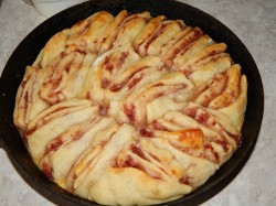 Быстрый дрожжевой пирог