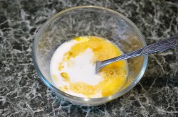 название картинки Омлет в микроволновке с молоком пышный