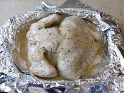 Целая курица в духовке - шаг 5 Целая курица в духовке - шаг 5