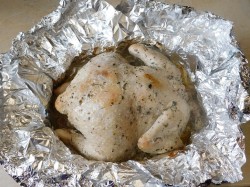 Целая курица в духовке - шаг 6 Целая курица в духовке - шаг 6