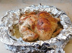 Целая курица в духовке - шаг 7 Целая курица в духовке - шаг 7