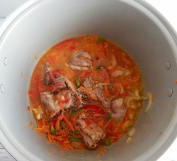 Чахохбили из курицы в мультиварке