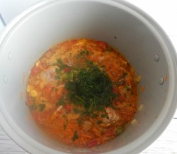Чахохбили из курицы в мультиварке