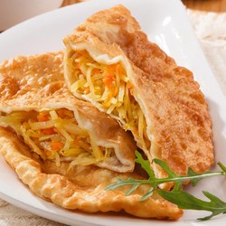 Чебуреки с капустой