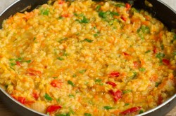 Чечевица с овощами