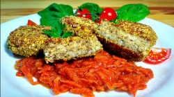 название картинки Чечевичные биточки с рисом