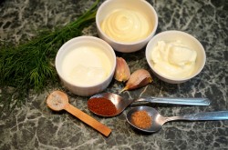 название картинки Чесночный соус для шаурмы в домашних условиях