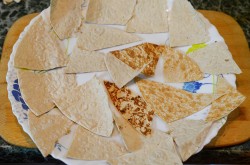 Чипсы из лаваша в микроволновке