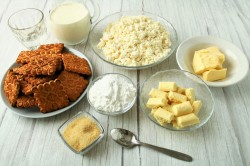 Чизкейк с желатином без выпечки