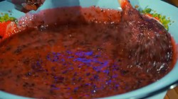 Чёрная смородина перетертая с сахаром без термообработки