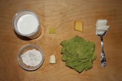 название картинки Цветная капуста романеско с сырным соусом