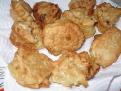 Цветная капуста в кляре на газированной минеральной воде