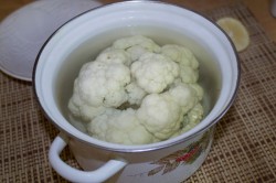 название картинки Цветная капуста в пароварке