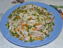 название картинки Деревенский свадебный салат из свинины