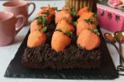 название картинки Десерт Грядка с морковкой