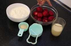 Клубничное суфле с желатином