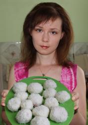 Десерт Раффаэлло с клубникой - шаг 16 Десерт Раффаэлло с клубникой - шаг 16