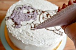 название картинки Детский торт Смешарики из крема