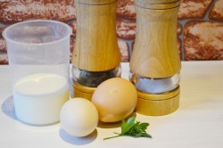 Диетический омлет в микроволновке