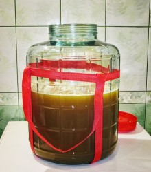 название картинки Простое вино из яблок с дрожжами