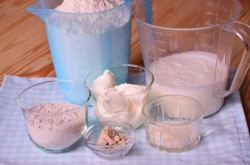 Домашние булочки для гамбургеров на ржаной и пшеничной муке