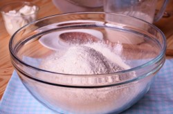 Домашние булочки для гамбургеров на ржаной и пшеничной муке