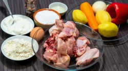 Куриный суп с картошкой и клецками