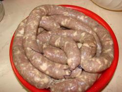 Домашняя колбаса в духовке