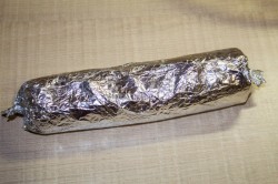 Свиная колбаса с курином филе в фольге в духовке - шаг 12 Свиная колбаса с курином филе в фольге в духовке - шаг 12