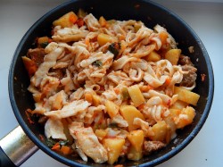 Домашняя лапша с курицей и овощами - шаг 16 Домашняя лапша с курицей и овощами - шаг 16
