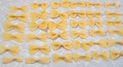 Домашняя паста фарфалле в сливочном соусе