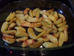 Дорада в духовке запеченная с картофелем и овощами