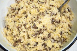 название картинки Драники с грибами постные