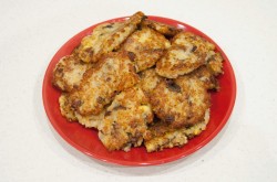 название картинки Драники с грибами постные