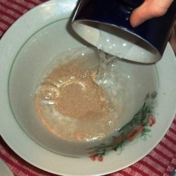 Дрожжевое творожное тесто с творогом