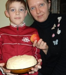 Дрожжевое творожное тесто с творогом