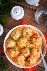 Ежики из фарша с рисом в мультиварке - шаг 9 Ежики из фарша с рисом в мультиварке - шаг 9