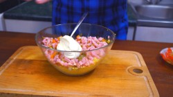 Эксклюзивный оливье на праздничный стол салат