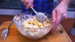 Эксклюзивный оливье на праздничный стол салат