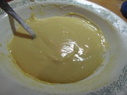 название картинки Мясной фарш в кляре бризоль на сковороде