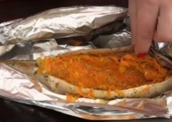 Фаршированная скумбрия запеченная в духовке